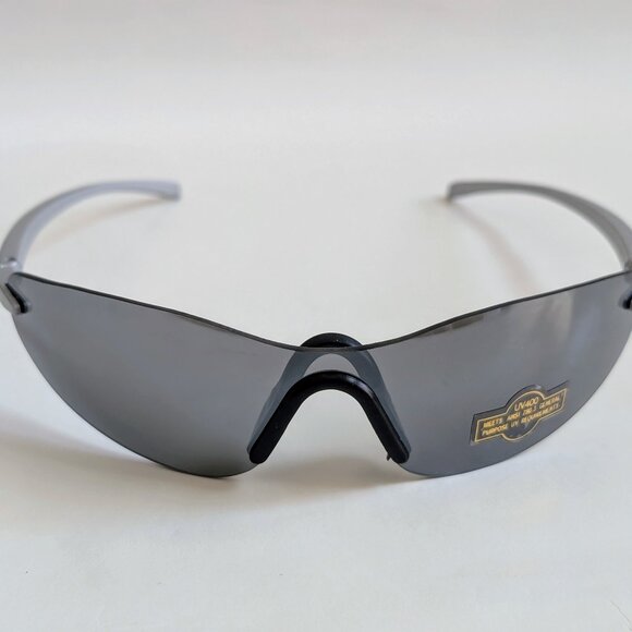 NWT Vintage 90's PC One Piece Sport Sunglasses (M. Silver) - Picture 1 of 5